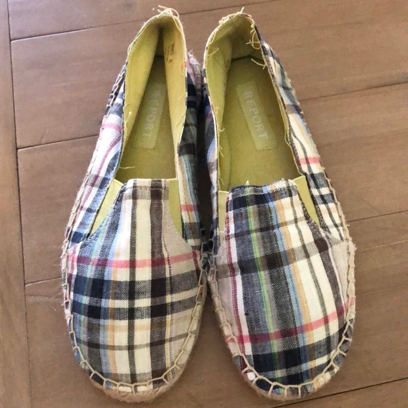 Report Shoes - Report madras espadrilles Report Shoes - Report madras espadrilles